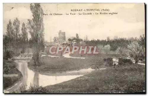 Cartes postales Rosnay l'Hopital Parc du Chateau