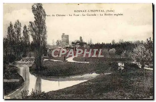 Cartes postales Rosnay l&#39Hopital Parc du Chateau