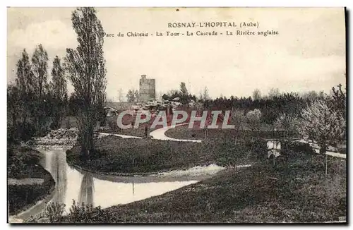 Cartes postales Rosnay l'Hopital Parc du Chateau