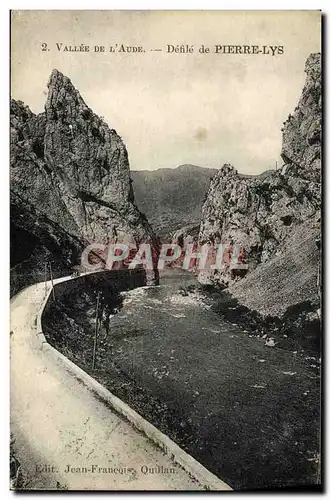 Ansichtskarte AK Vallee de l&#39Aude Defile de Pierre Lys