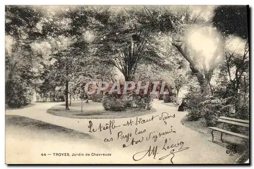 Cartes postales Troyes Jardin de Chevreuse