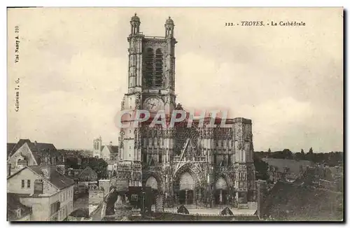 Cartes postales Troyes La Cathedrale