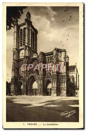 Cartes postales Troyes La Cathedrale