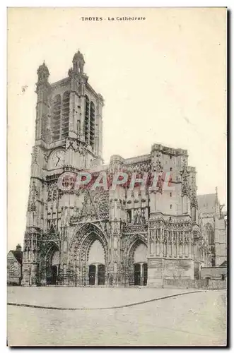 Cartes postales Troyes La Cathedrale