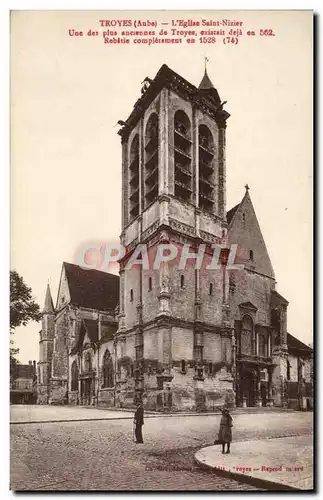 Cartes postales Troyes L&#39Eglise Saint Nixier