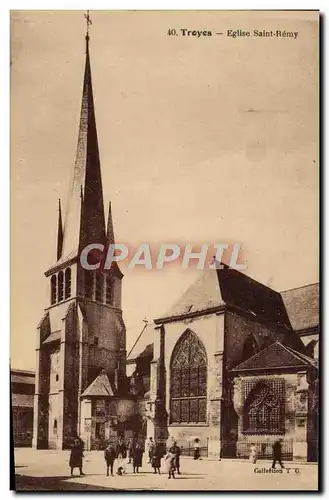 Cartes postales Troyes Eglise Saint Remy