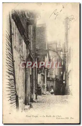 Ansichtskarte AK Vieux Troyes La Ruelle des Chats