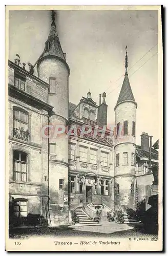 Cartes postales Troyes Hotel de Vauluisant