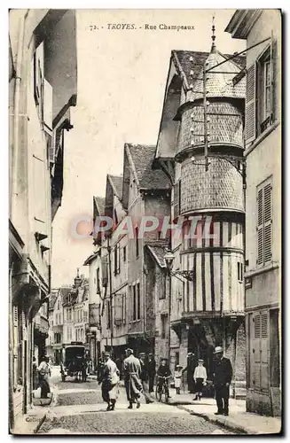 Cartes postales Troyes Rue Champeaux