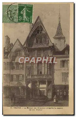 Cartes postales Troyes La Maison de l&#39Election Serrurier