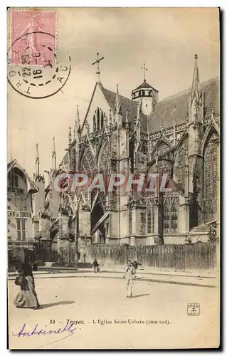 Cartes postales Troyes L&#39Eglise Saint Urbain