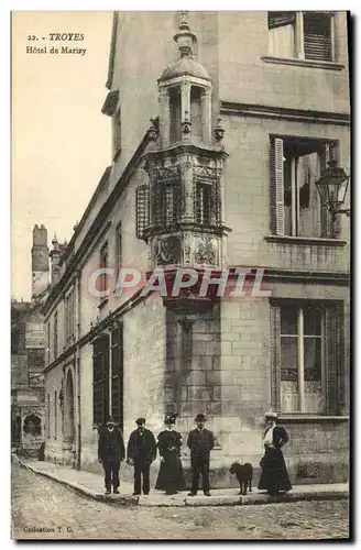 Cartes postales Troyes Hotel de Marizy