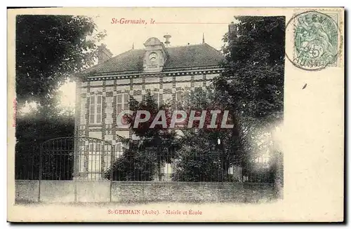 Cartes postales St Germain Mairie et Ecole