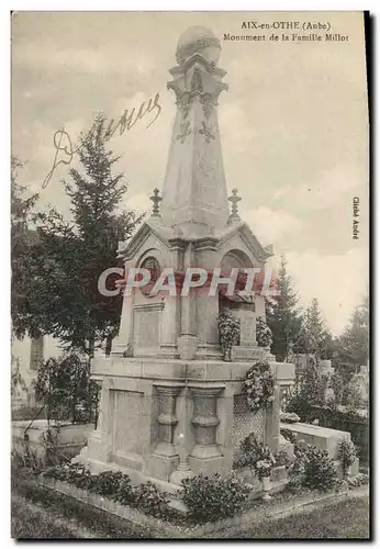 Cartes postales Aix en Othe Monument de la Famile Millot