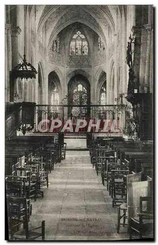 Cartes postales Brienne le Chateau Interieur de l'eglise