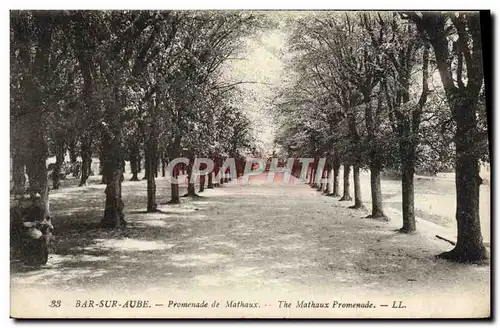 Cartes postales Bar sur Aube Promenade de Mathaux