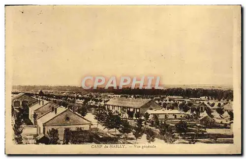 Cartes postales Camp de Mailly Vue generale Militaria