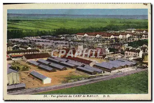 Cartes postales Vue generale Du Camp De Mailly Militaria