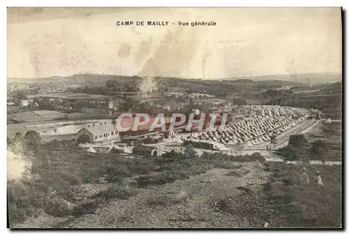 Cartes postales Camp De Mailly Vue generale Militaria