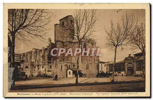 Cartes postales Narbonne musee monument historique Chaussures Lapeyre