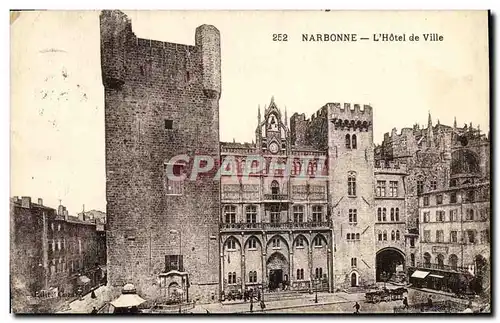Cartes postales Narbonne L&#39hotel de ville