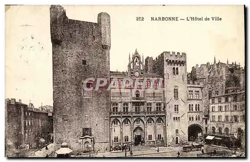 Cartes postales Narbonne L'hotel de ville