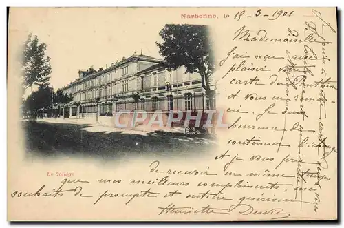 Cartes postales Narbonne Le college