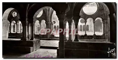 Ansichtskarte AK Abbaye de Fontfroide Narbonne Cloitre et salle capitulaire