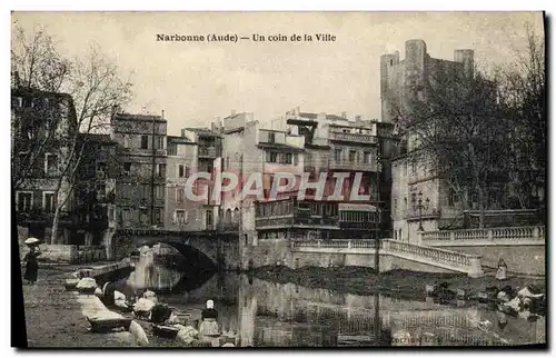 Ansichtskarte AK Narbonne Un coin de la ville Lavandieres