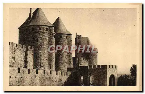 Cartes postales La cite de Carcassonne La Porte narbonnaise