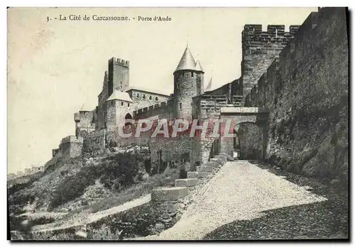 Cartes postales La Cite de Carcassonne Porte d'aude