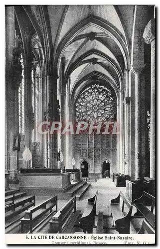 Cartes postales La Cite De Carcassonne Eglise Saint Nazaire