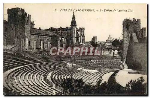 Cartes postales Cite De Carcassonne Le theatre de l&#39antique Cite