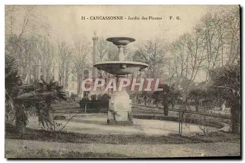 Cartes postales Carcassonne Jardin des plantes