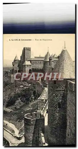 Cartes postales La Cite De Carcassonne Tour de i&#39inquisition