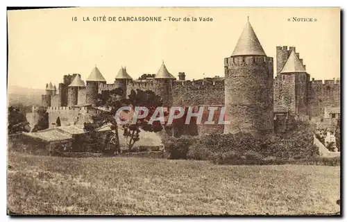 Ansichtskarte AK La Cite De Carcassonne Tour de la vade