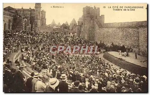 Cartes postales La Cite De Carcassonne Theatre de la cite