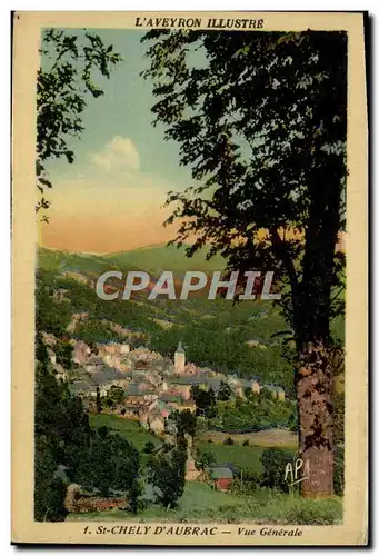 Cartes postales L'Aveyron Illustre St Chely d'Aubrac Vue generale