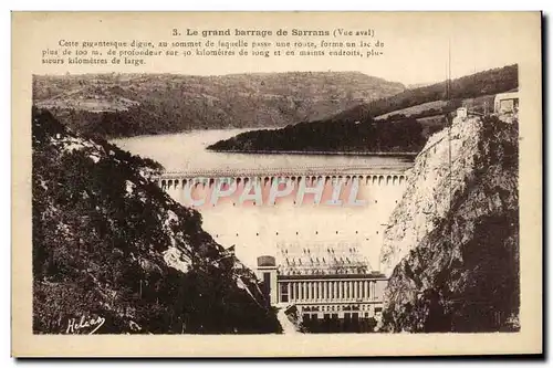 Cartes postales Le grand barrage de Sarrans
