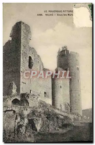 Cartes postales Najac Sous Les murs