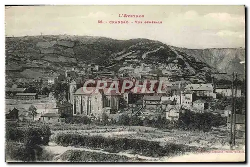 Cartes postales L&#39Aveyron Cransac Vue generale