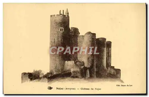 Cartes postales Najac Chateau De najac