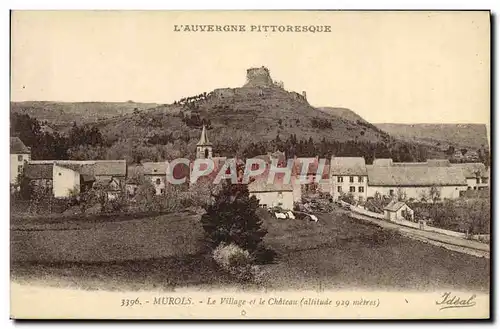 Cartes postales L&#39Auvergne Pittoresque Murols Le Village Et Le Chateau