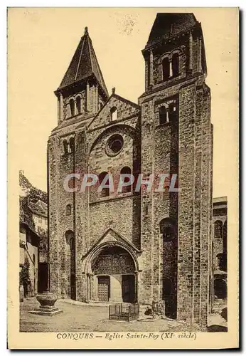 Cartes postales Conques Eglise sainte foy