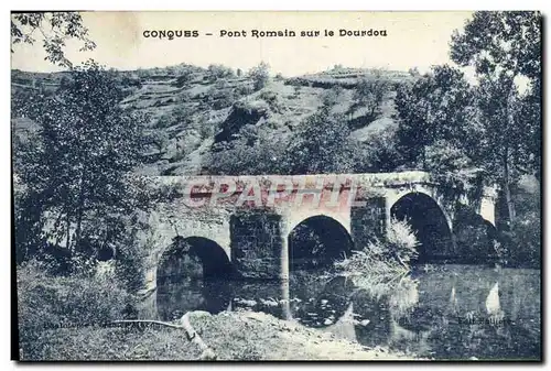 Ansichtskarte AK Conques Pont Romain sur la dourdou