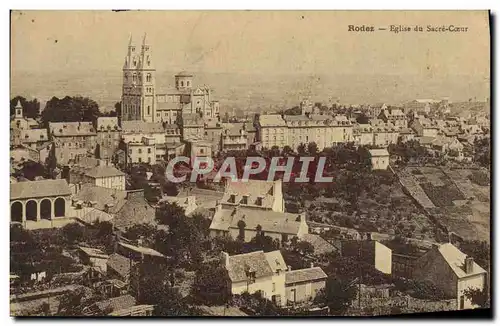 Cartes postales Rodez Eglise Du Sacre Coeur