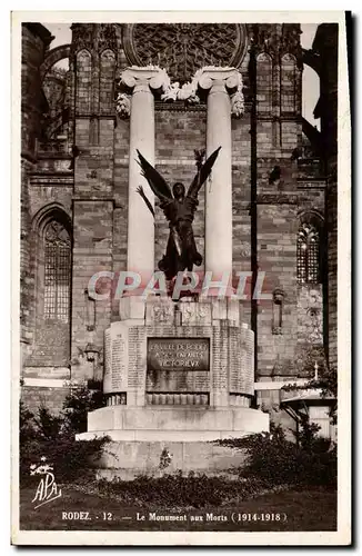 Ansichtskarte AK Rodez Le Monument auz morts Militaria