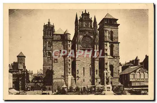 Cartes postales Rodez La Cathedrale