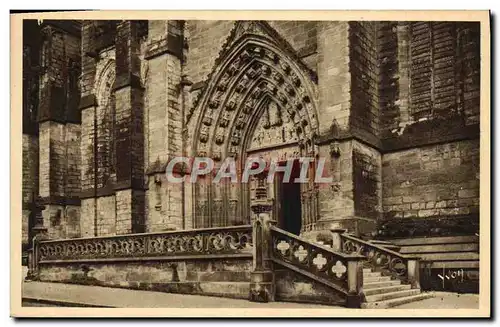 Cartes postales Rodez Portail d&#39entree de la cathedrale