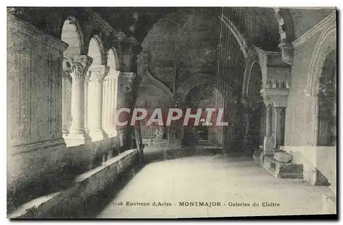 Cartes postales Environs D'Arls Montmajor Galeries Du Cloitre